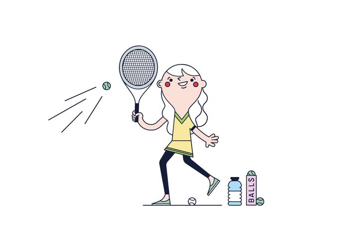 Free Tennis Vector Free Tennis Vector