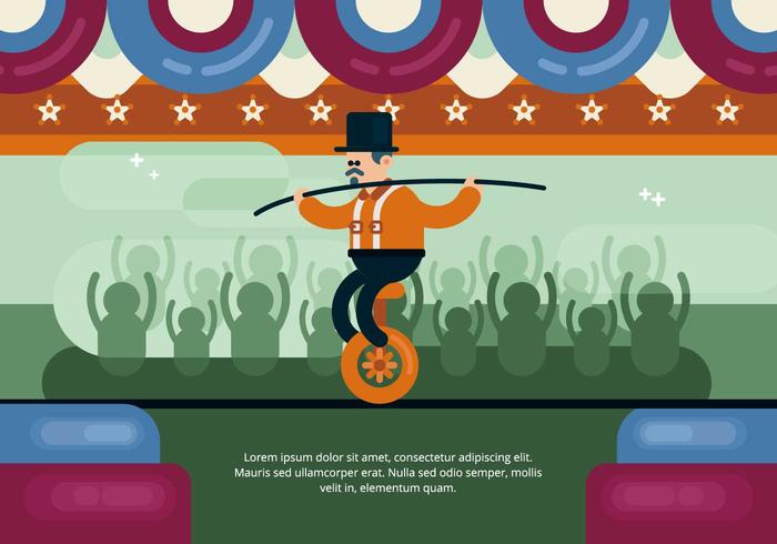 Tightrope Illustration vector