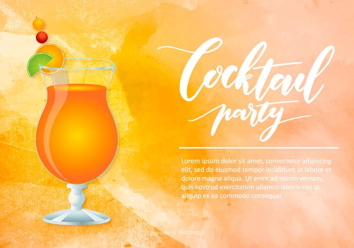 Mocktail Vector Illustration Mocktail Vector Illustration