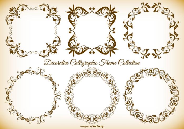 Decorative Vector Frames Collection Decorative Vector Frames Collection