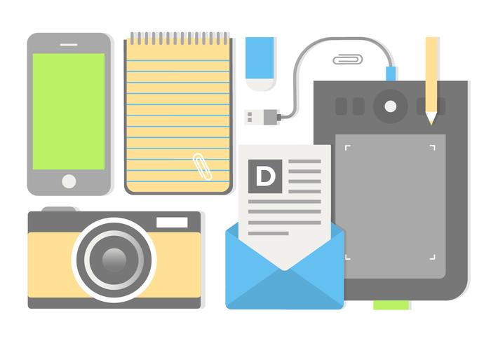 Free Design Vector Office Elements
