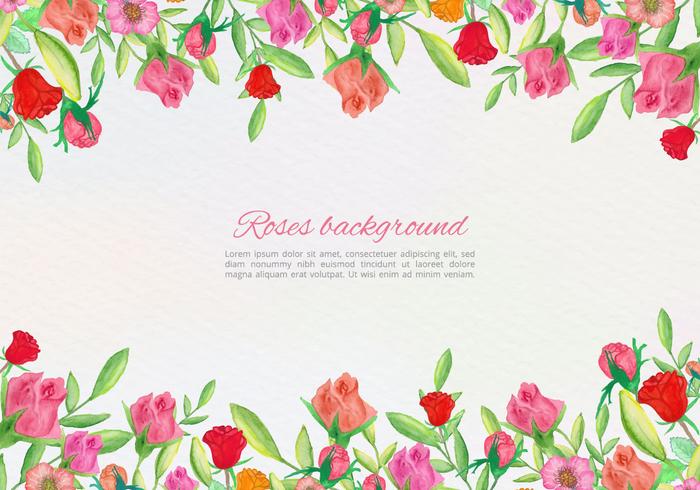 Free Vector Hand Draw Floral Card