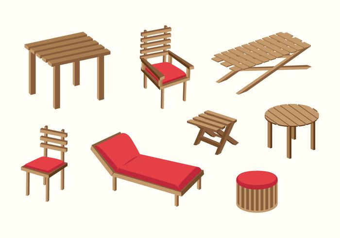 Lawn Chair Vector