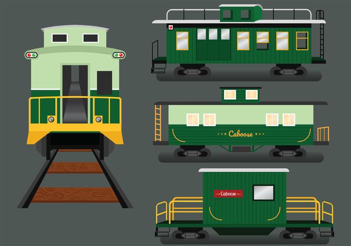 Pack de vectores de caboose