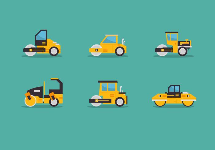 Steamroller Vector Icon Pack