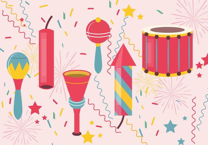 Noise Maker Party Vector Noise Maker Party Vector