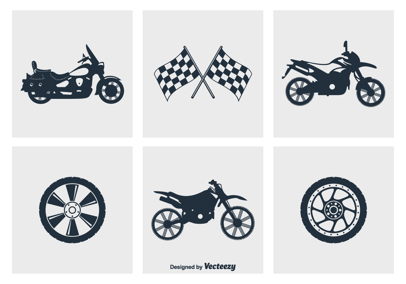 Download Motorcycle Silhouette Vector Icons - Download Free Vectors ...