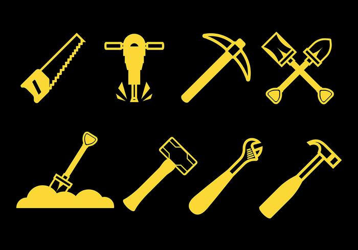 Demolition Tool Vector Icons