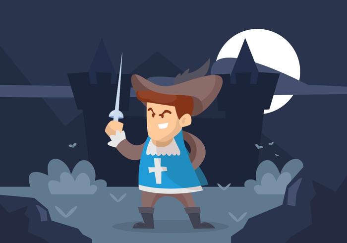 Musketeer Illustration vector