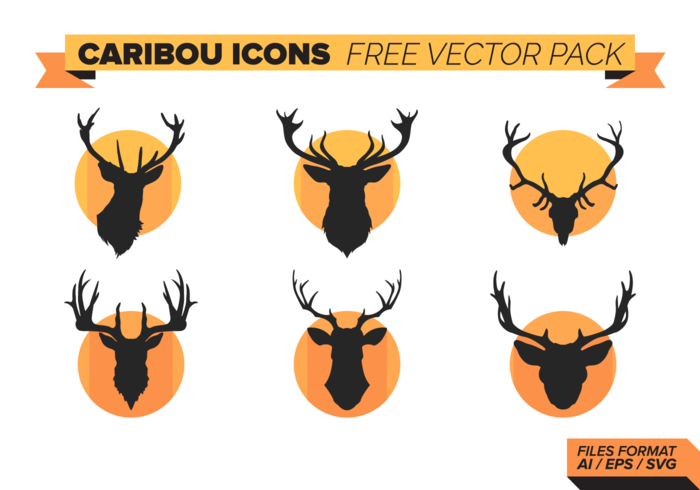 Caribou Icons Free Vector Pack Caribou Icons Free Vector Pack