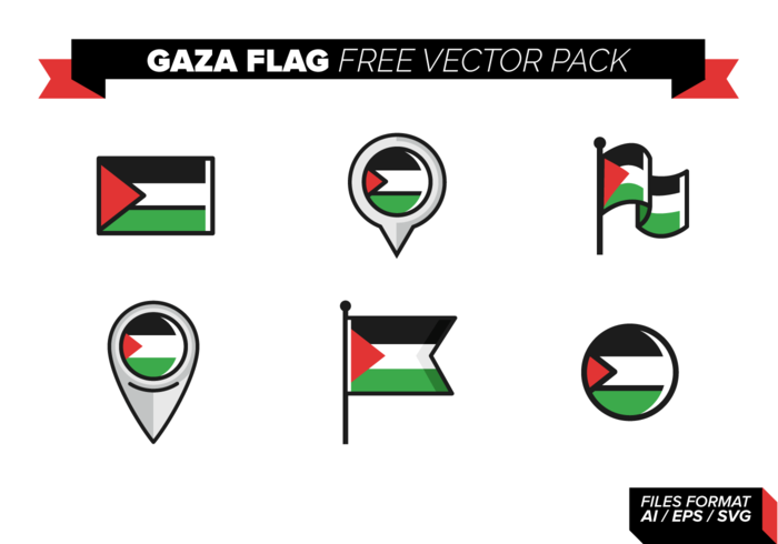 Gaza Flag Free Vector Pack Gaza Flag Free Vector Pack