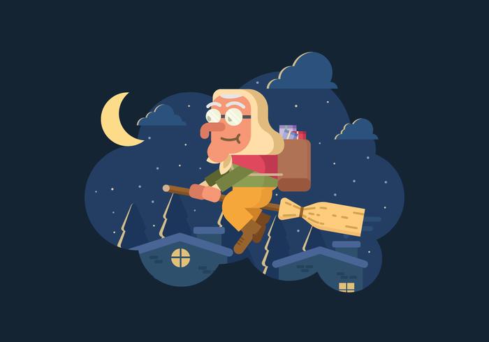 Free Befana Illustration vector