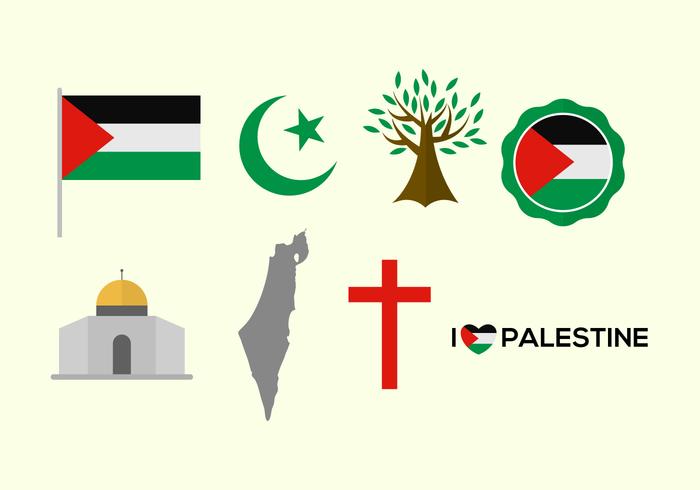 Free Palestine Vector Icons