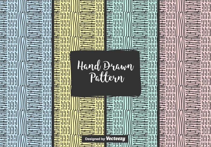 Abstract Hand Drawn Vector Pattern