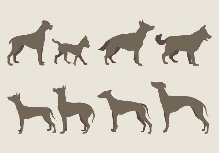 Dog Silhouettes vector