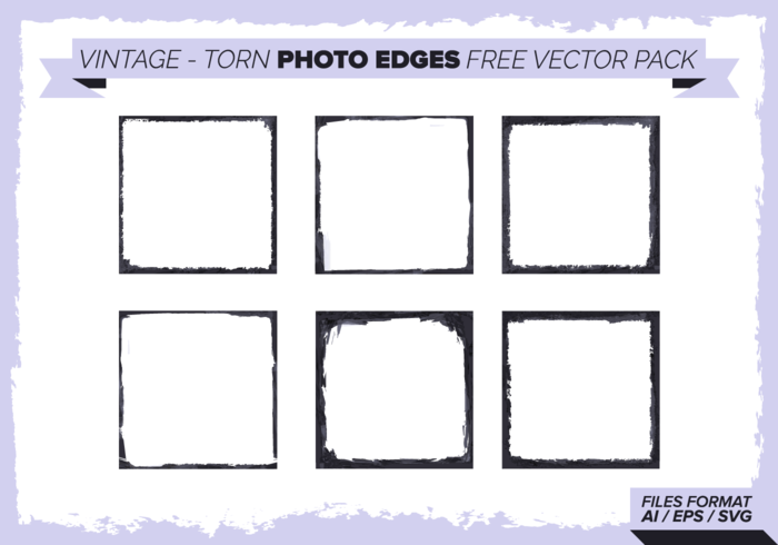 Vintage Torn Photo Edges Free Vector Pack Vintage Torn Photo Edges Free Vector Pack