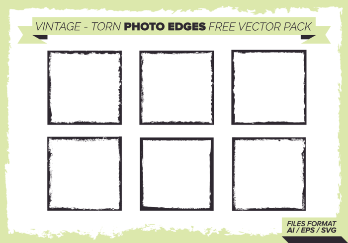 Vintage Torn Photo Edges Free Vector Pack Vintage Torn Photo Edges Free Vector Pack