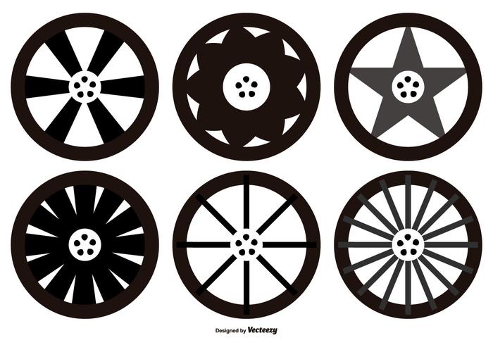 Alloy Wheel Vector Shapes Alloy Wheel Vector Shapes