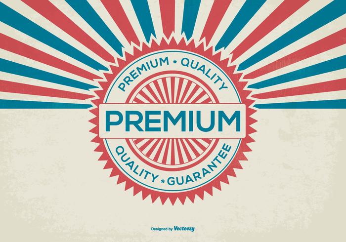 Promotional Retro Premium Quality Background vector