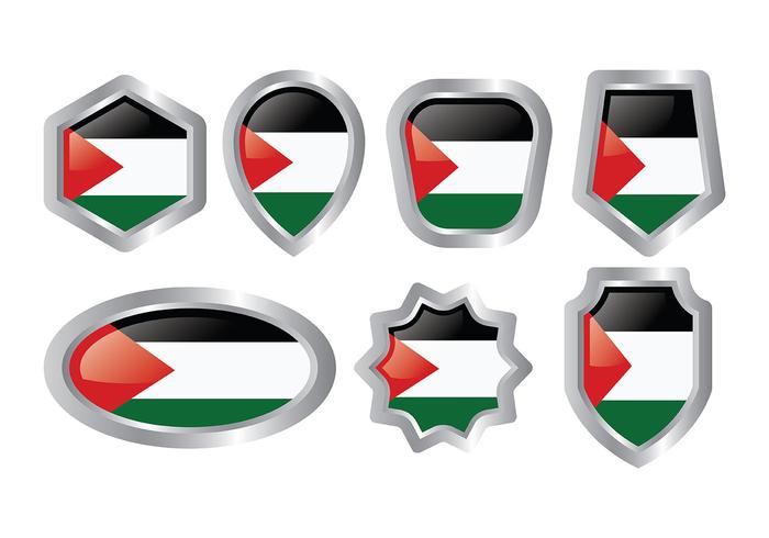 Iconos del vector de Gaza