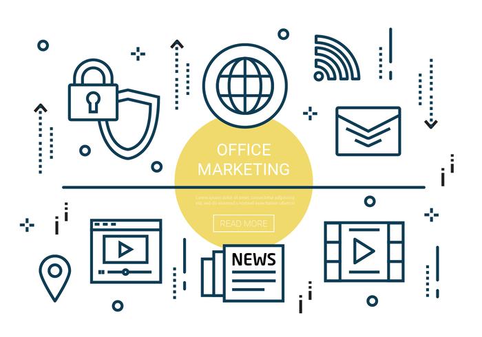 Free Linear Office Marketing Elements Free Linear Office Marketing Elements