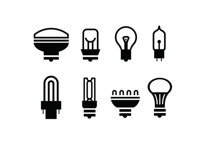 Bulb vector icons Bulb vector icons