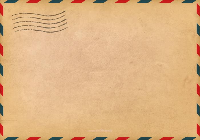 Fondo del correo aéreo del Grunge vector