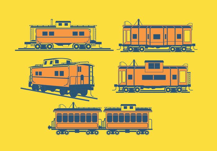 Caboose Yellow Vector Caboose Yellow Vector