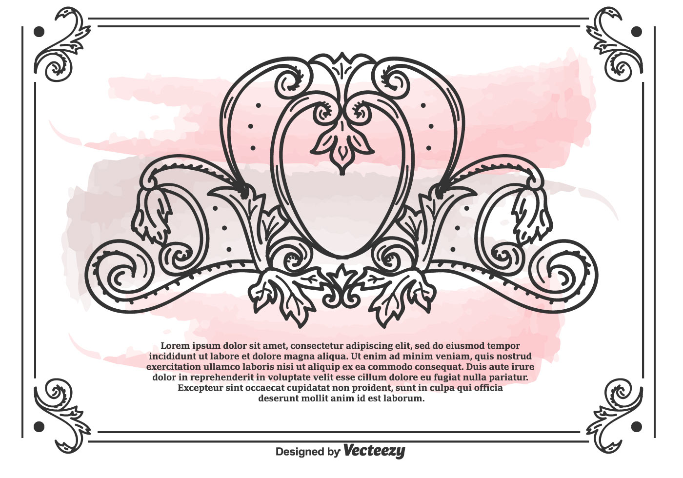 Vintage frame Vector Background 153541 Vector Art at Vecteezy