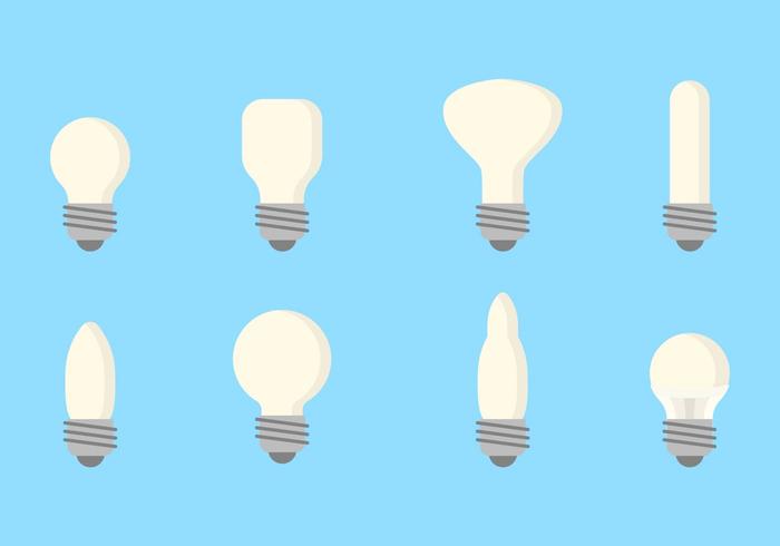 Flat Bulb Vectors