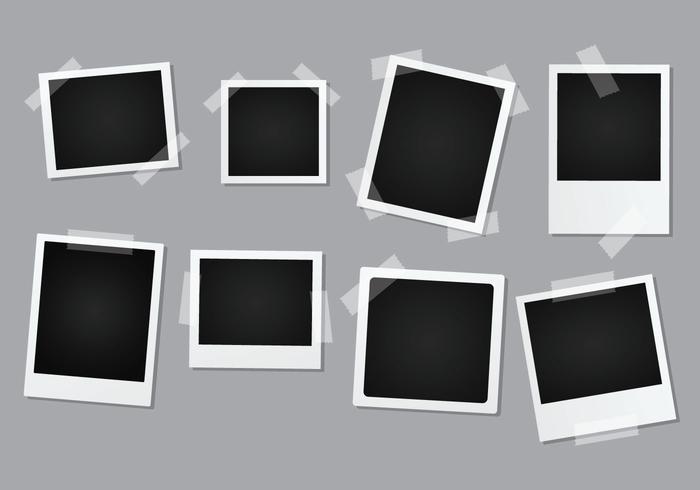 Retro Photo Frame Edges Vector Free Art Stock Retro Photo Frame Edges Vector