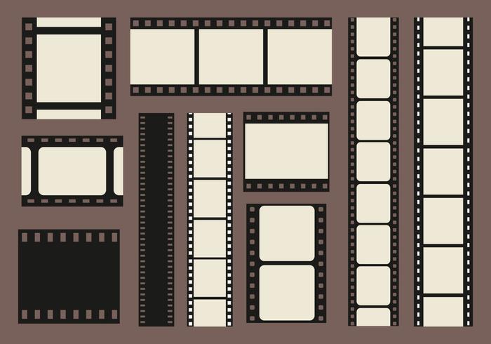 Photo Edges Filmstrip Vector