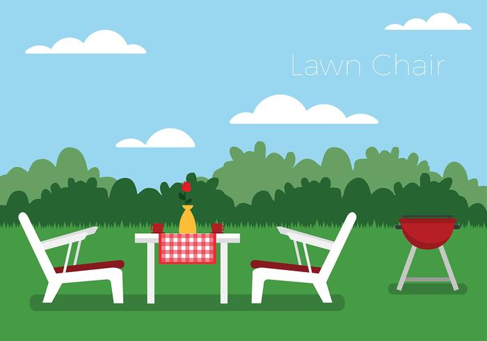 Lawn Chair Free Vector