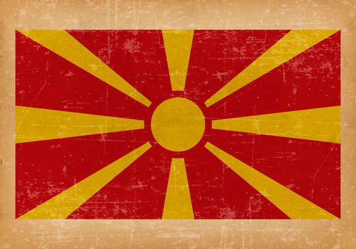 Grunge Flag of Macedonia Grunge Flag of Macedonia