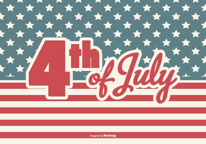 Fourth of July Background vector