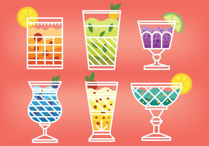 Mocktail Vector Iconos