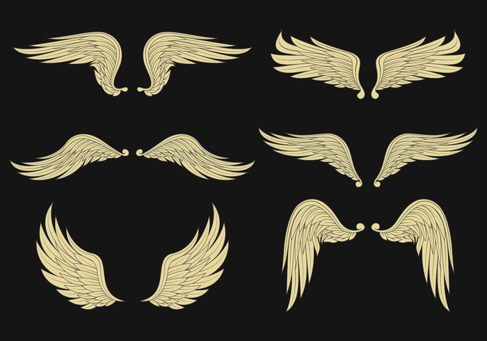 Angel Wings Vector Set