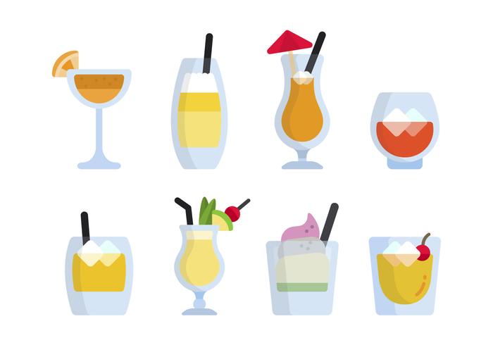 Flat Mocktail Vectors