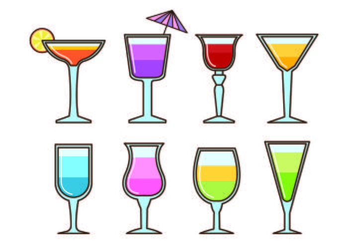 Vectors Glass Of Mocktail