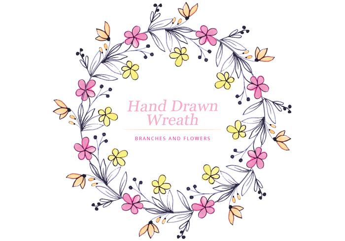 Vector Floral Wreath Vector Floral Wreath