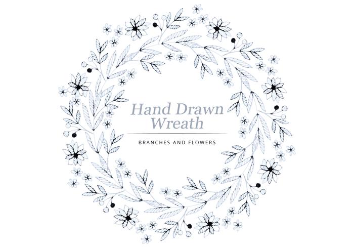 Vector Floral Wreath