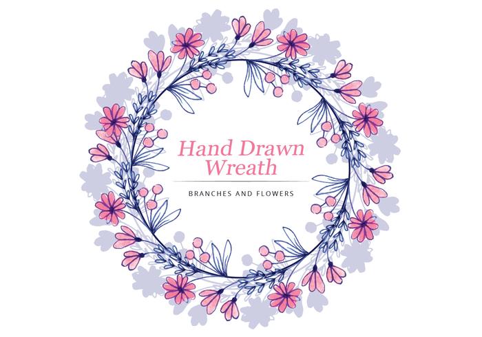 Vector Floral Wreath