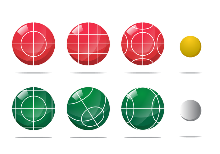 Bocce bola vector