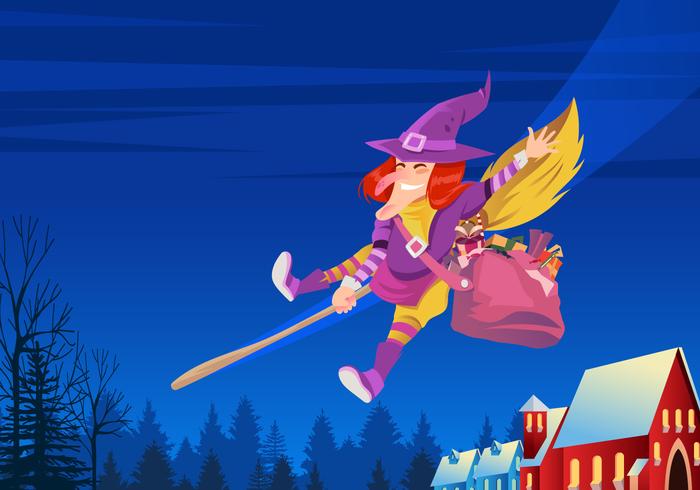 Befena Flying At The Night Sky vector
