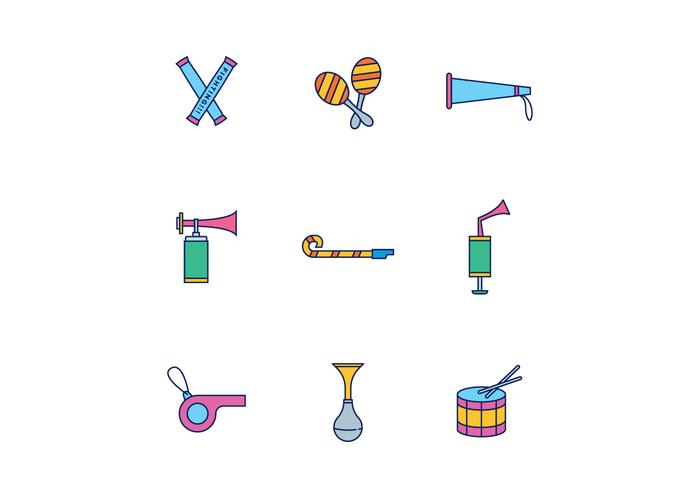 Noise Maker Icons vector