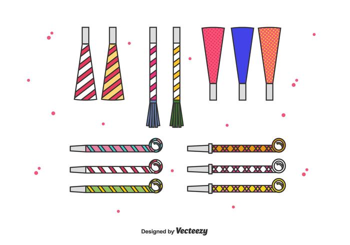 Noise Maker Vector Set