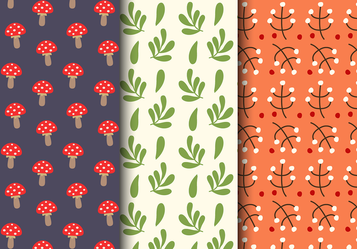 Free Autumn Floral Pattern Free Autumn Floral Pattern