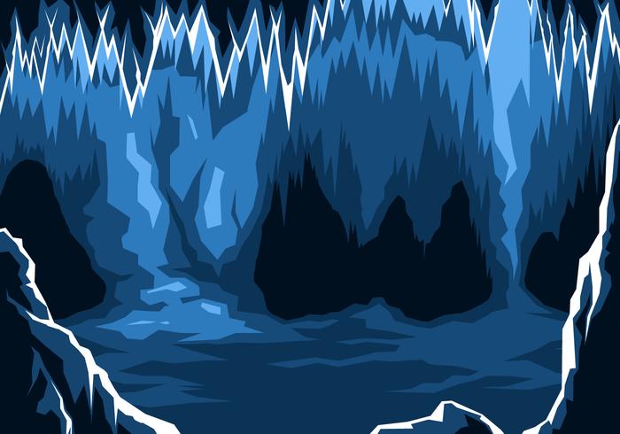 Ice Cavern Free Vector