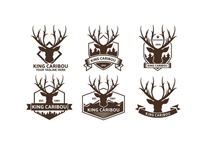 Caribou Logos Vector Libre