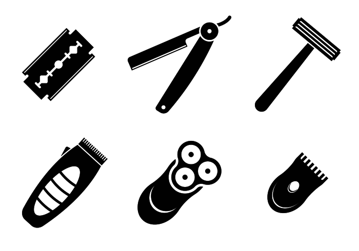 Black Shaver Icon Vector